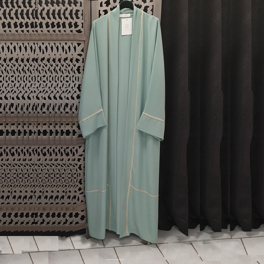 Open front Abaya middle eastern style