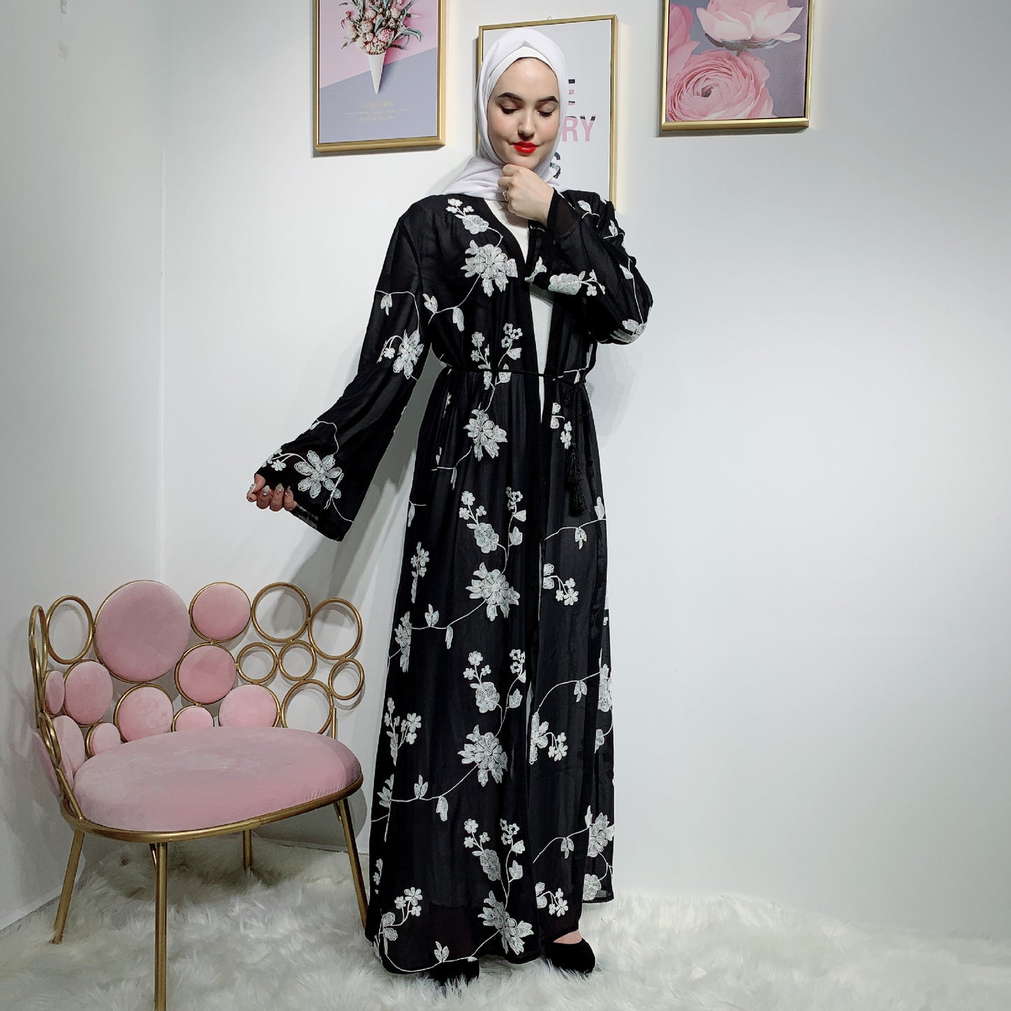 Muslim Flower Robe