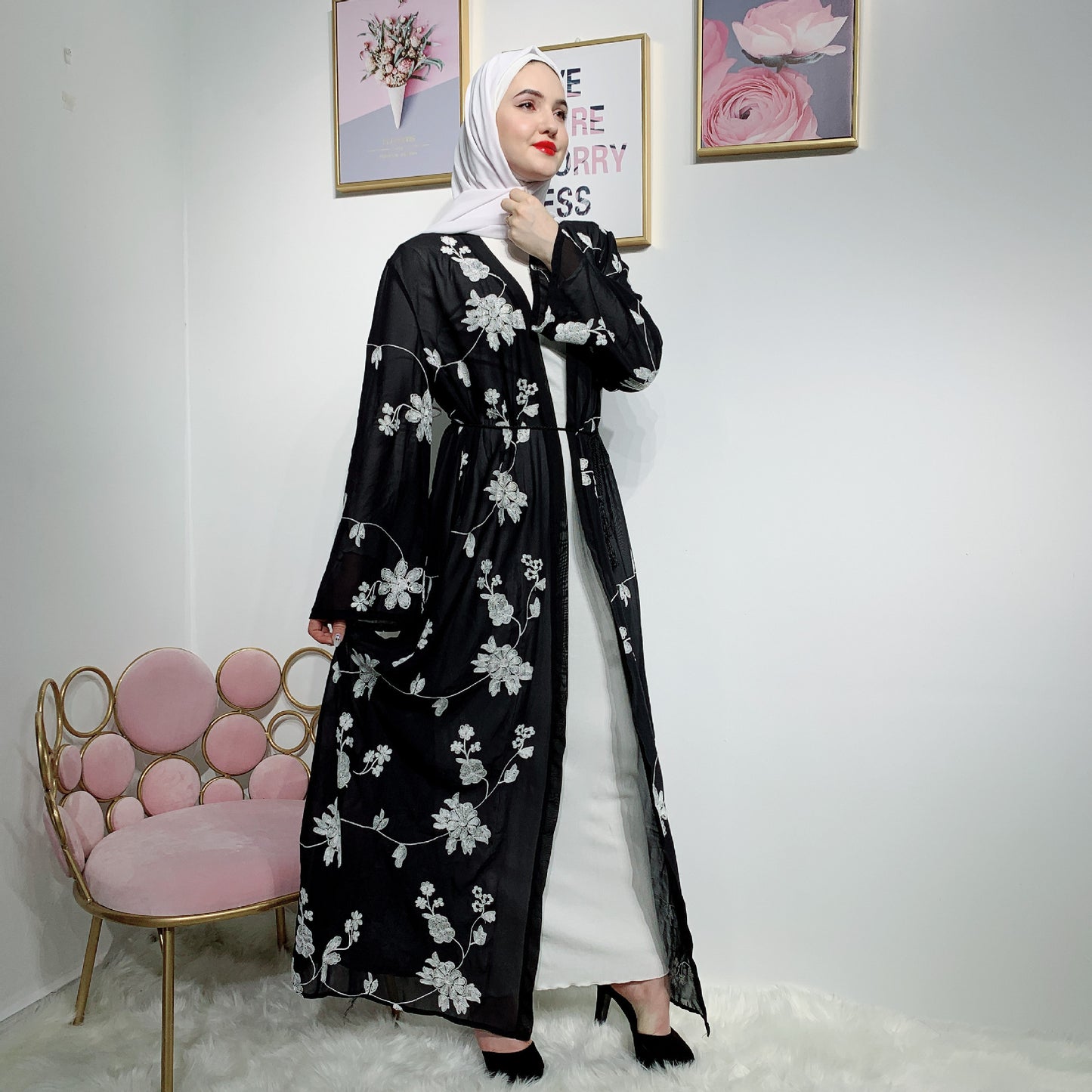 Muslim Flower Robe