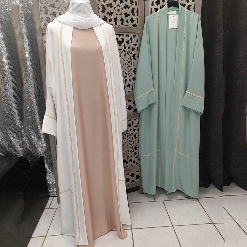 Open front Abaya middle eastern style