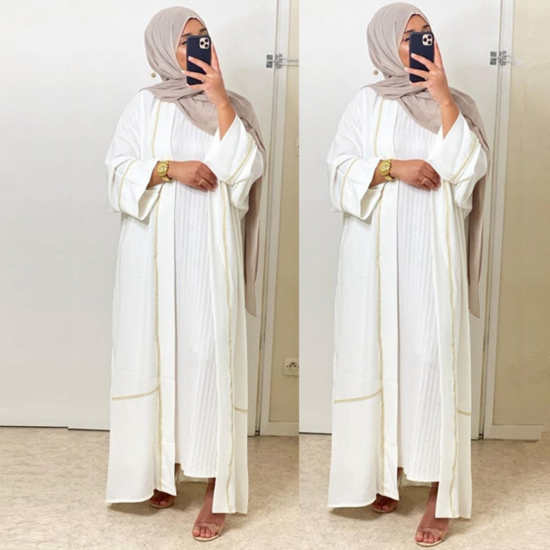 Open front Abaya middle eastern style