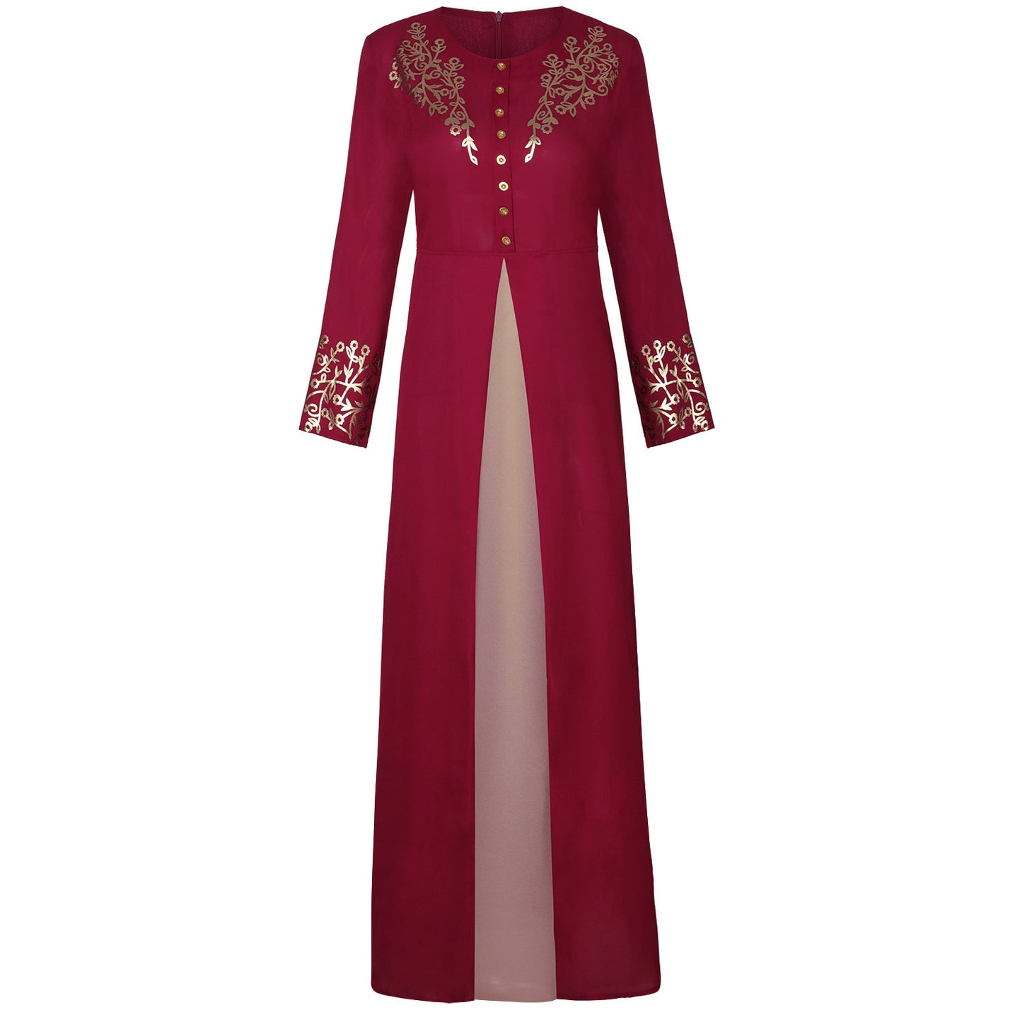 Women Fashion Gilded Arab Abaya Dress