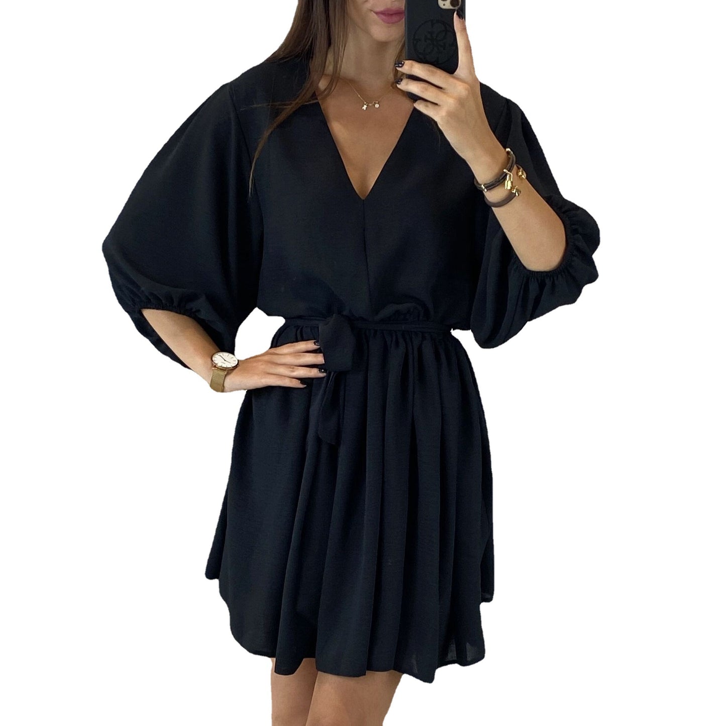 Womens V Neck Casual Dresses Summer