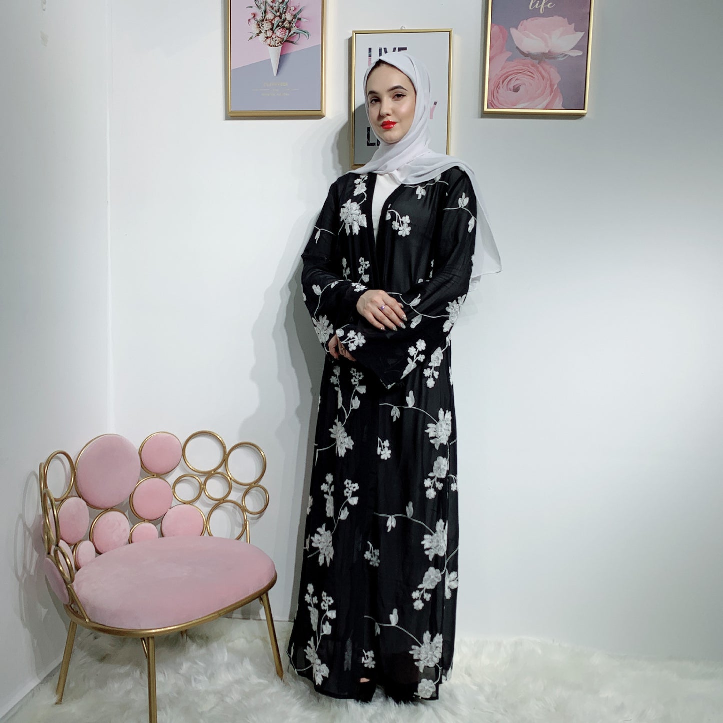 Muslim Flower Robe