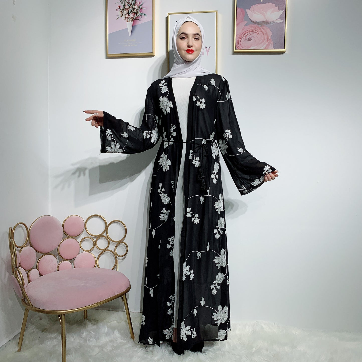 Muslim Flower Robe